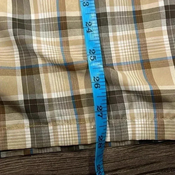 [M]KUHL  Plaid Cotton S/S Button Shirt Men - Picture 4 of 9